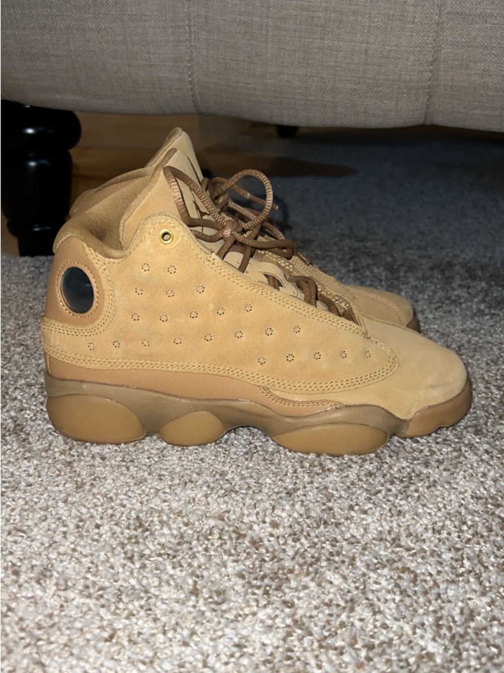 Kids Size Air Jordan 13 Retro Wheats